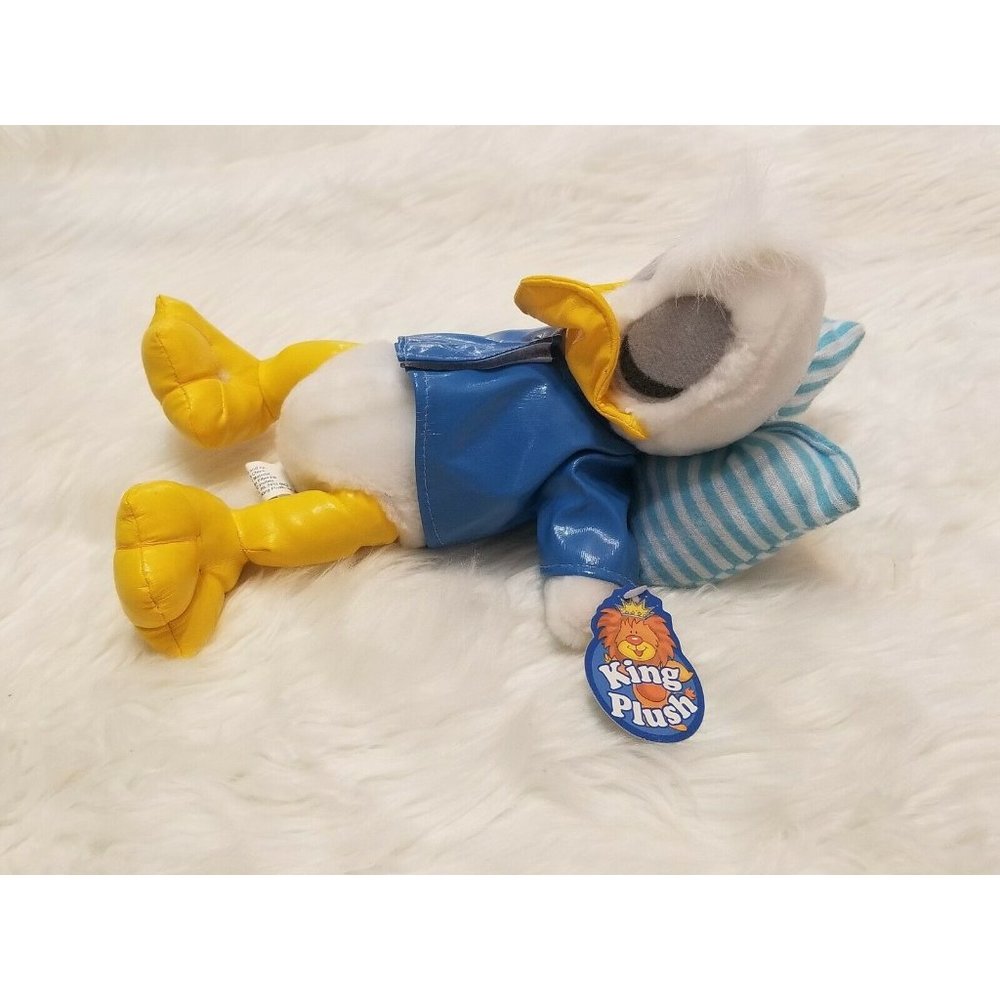 Sleeping Duck Character Plush 2002 by King Plush NWT